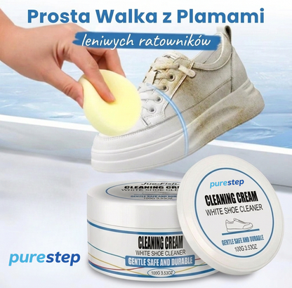 PureStep™ – Krem do Czyszczenia Białych Butów